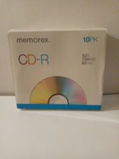 Memorex CD-R 10 Pack 52 x 700 MB 80 Minutes Recordable Disc Jewel Case