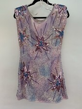 LOVESHACKFANCY COLVILLE MINI Sequin Dress Size XS