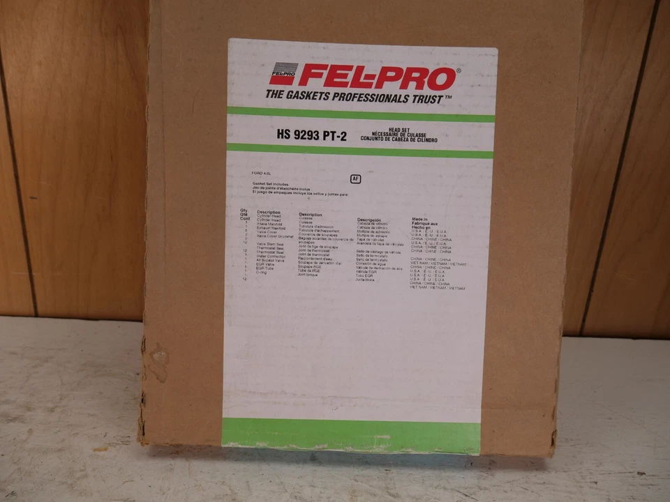 Juego de juntas de culata de motor Fel-Pro HS 9293 PT-2 para Ford Explorer Foto 2 de 2