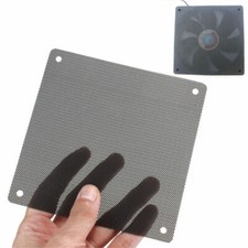 10pcs/lot Cuttable Black PVC PC Fan Dust Filter Dustproof Case Computer Mesh