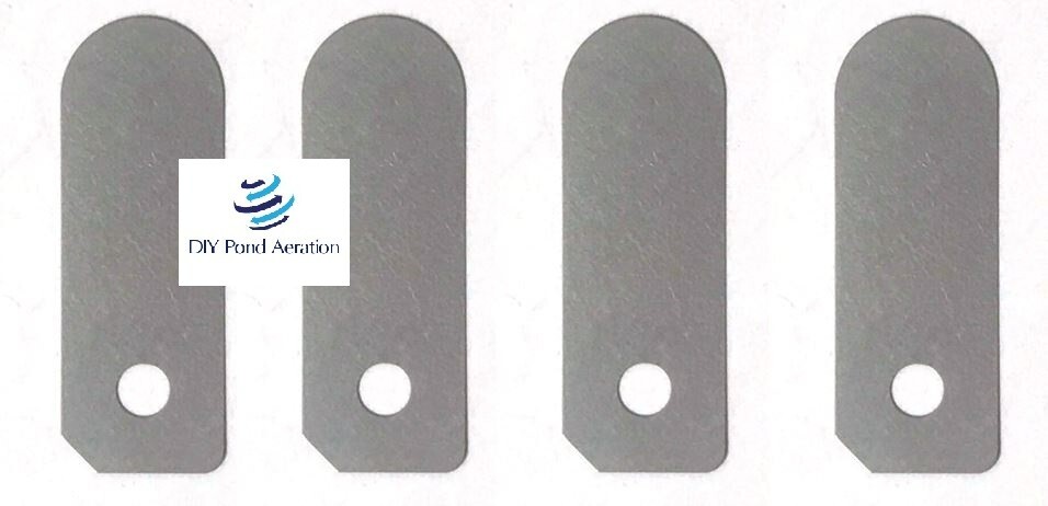 621102 Thomas Compressor Vacuum Pump Steel Reed Valve Set of 4 Flapper ...