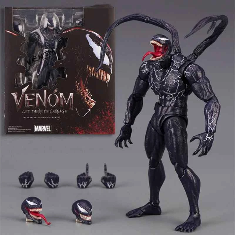 Action Figure Venom Marvel 20Cm - da Collezione CON SCATOLA 🚛Sped.Gratuita - Immagine 2 di 4