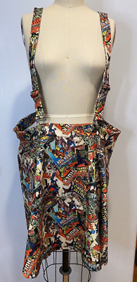 Her Universe Marvel Comic Book Covers Suspender Skirt plus 3 Thor Hulk Iron man
