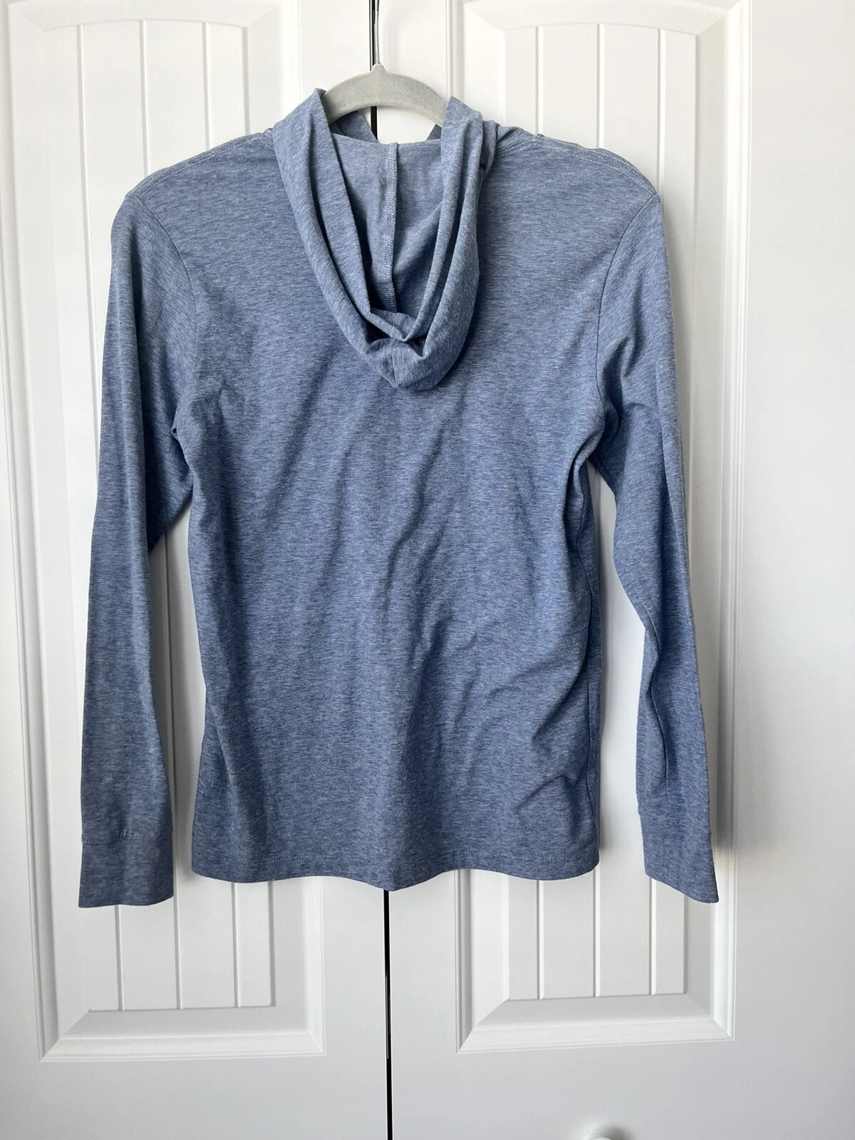 VETEMENTS VINEYARD VINES Pullover Felpa con Cappuccio Ricamato Balena Giovanile Taglia M 12 14 Tasche Blu