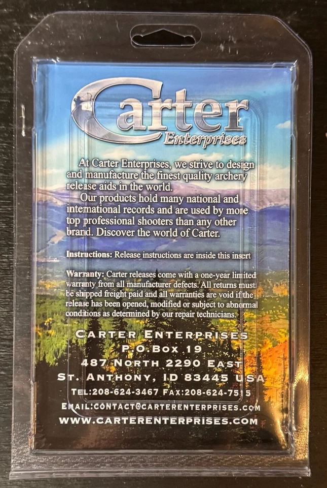 Carter Enterprises Too Simple 24 3 Finger Black Thumb Release Aid New - Image 3 of 3