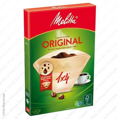 Melitta 1x4 Original Coffee Filters (Twin Pack 40+40) Genuine - Picture 5 of 8