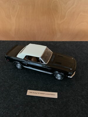 Franklin Mint 1968 Shelby GT500 KR 0574/9900 Convertible Black Excellent