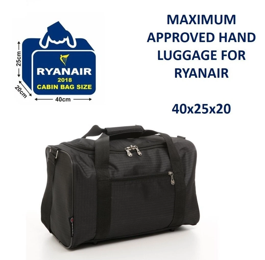 Ryanair Cabin Bag Suitcase Travel Flight Under Seat Case Baggage Carry  40x20x25