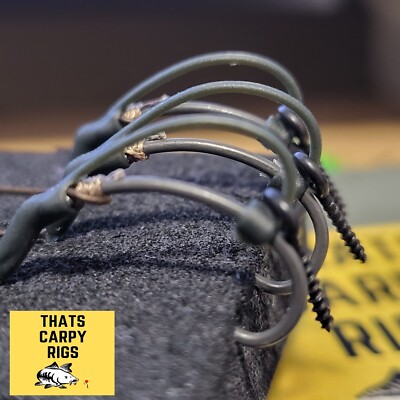 3 Korda D Aligner Rigs / Korda N Trap / Teflon Curve Hooks / D Rig Kicker / Carp