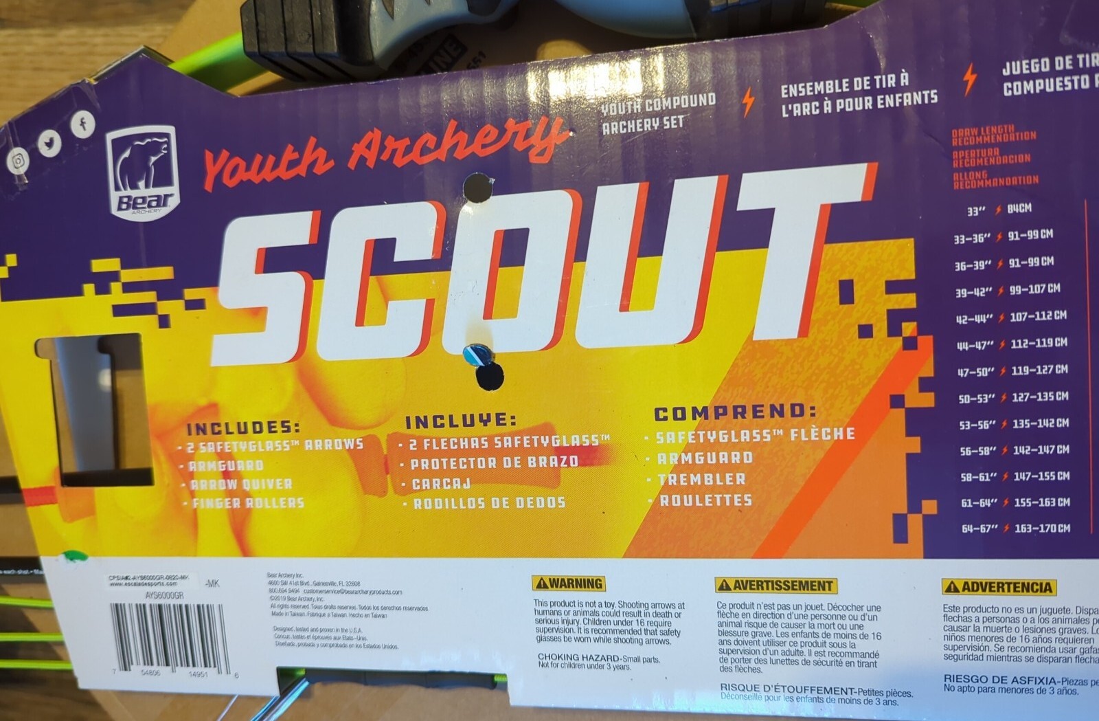 Bear Archery Scout Youth Bow Set, Green.(WS) eBay