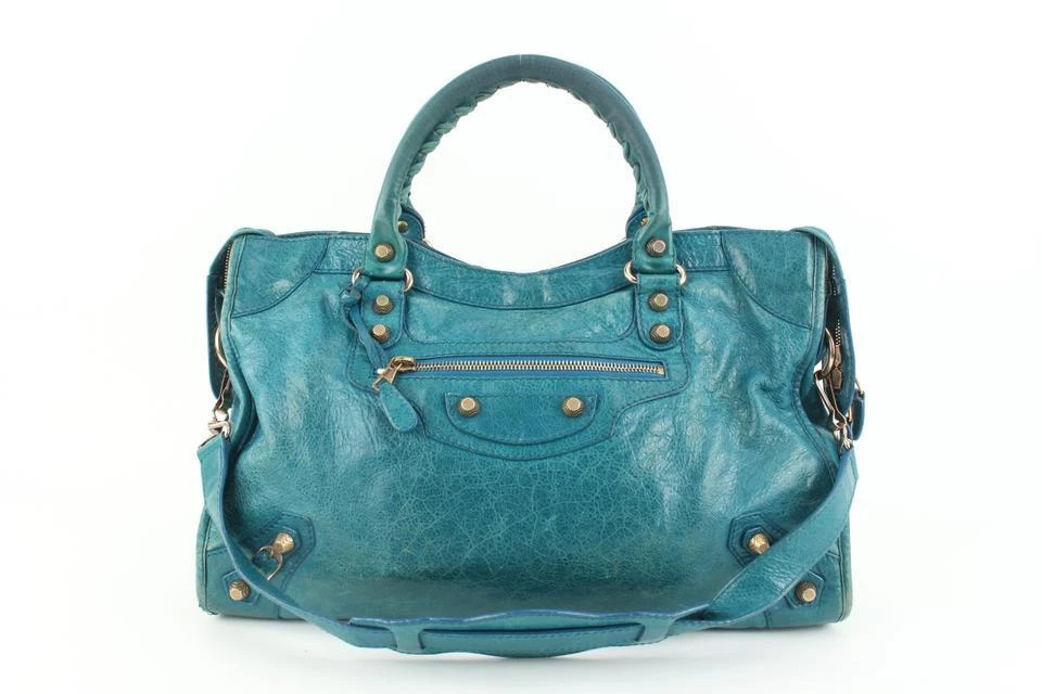 Balenciaga turquoise bag sales