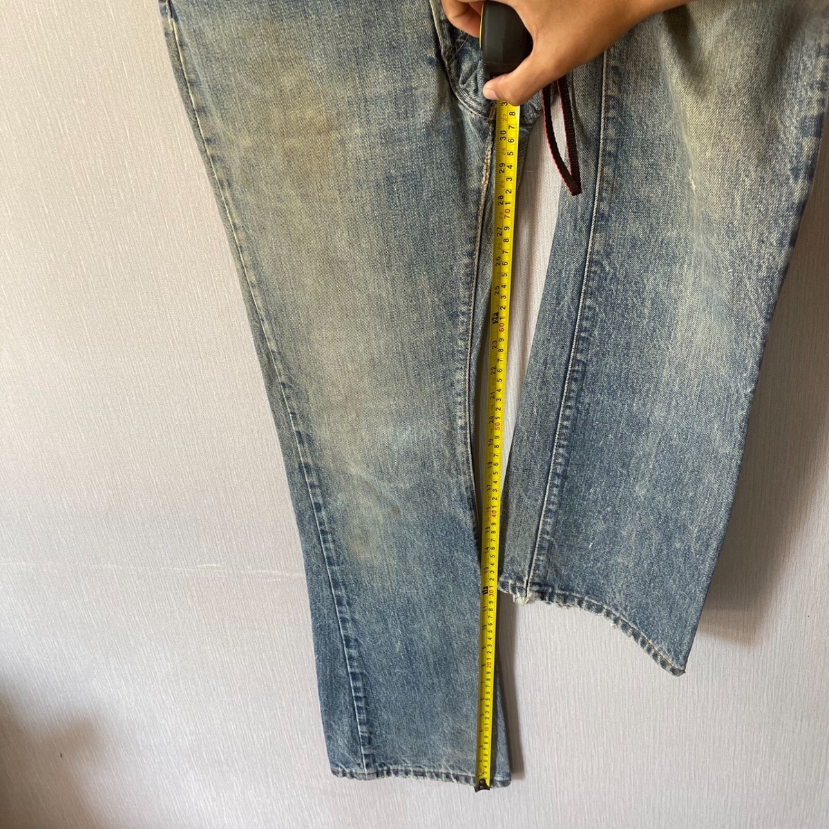 Vintage 70s Levis 517 Talon 42 Jeans Button #16 USA fit 30x30