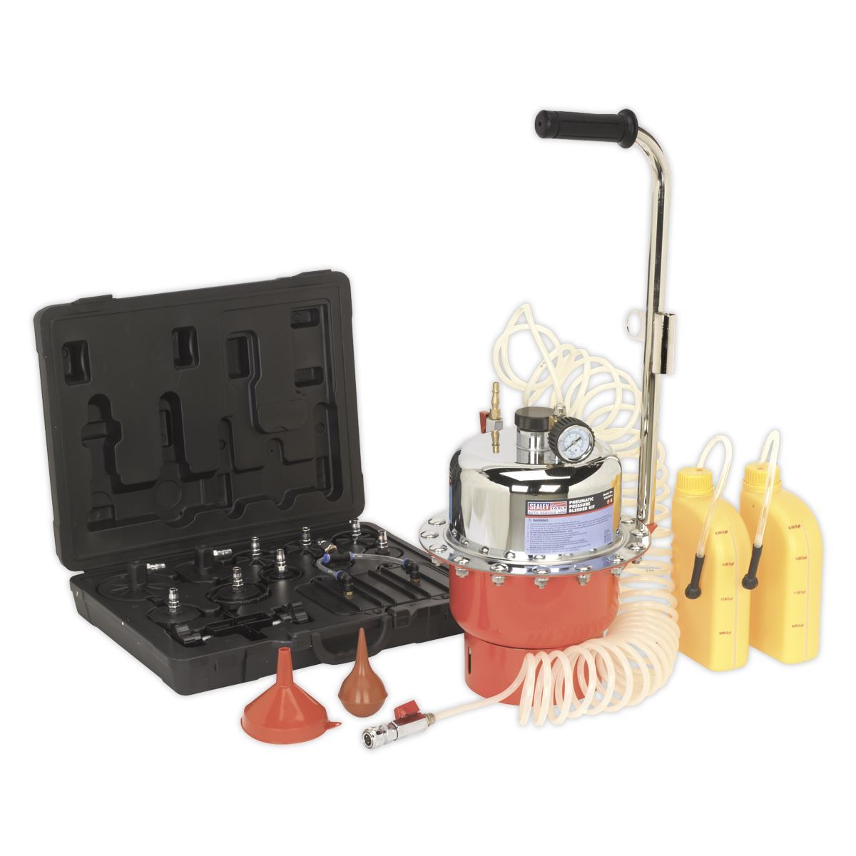 Sealey Pneumatic Brake & Clutch Pressure Bleeder Kit VS0204 eBay