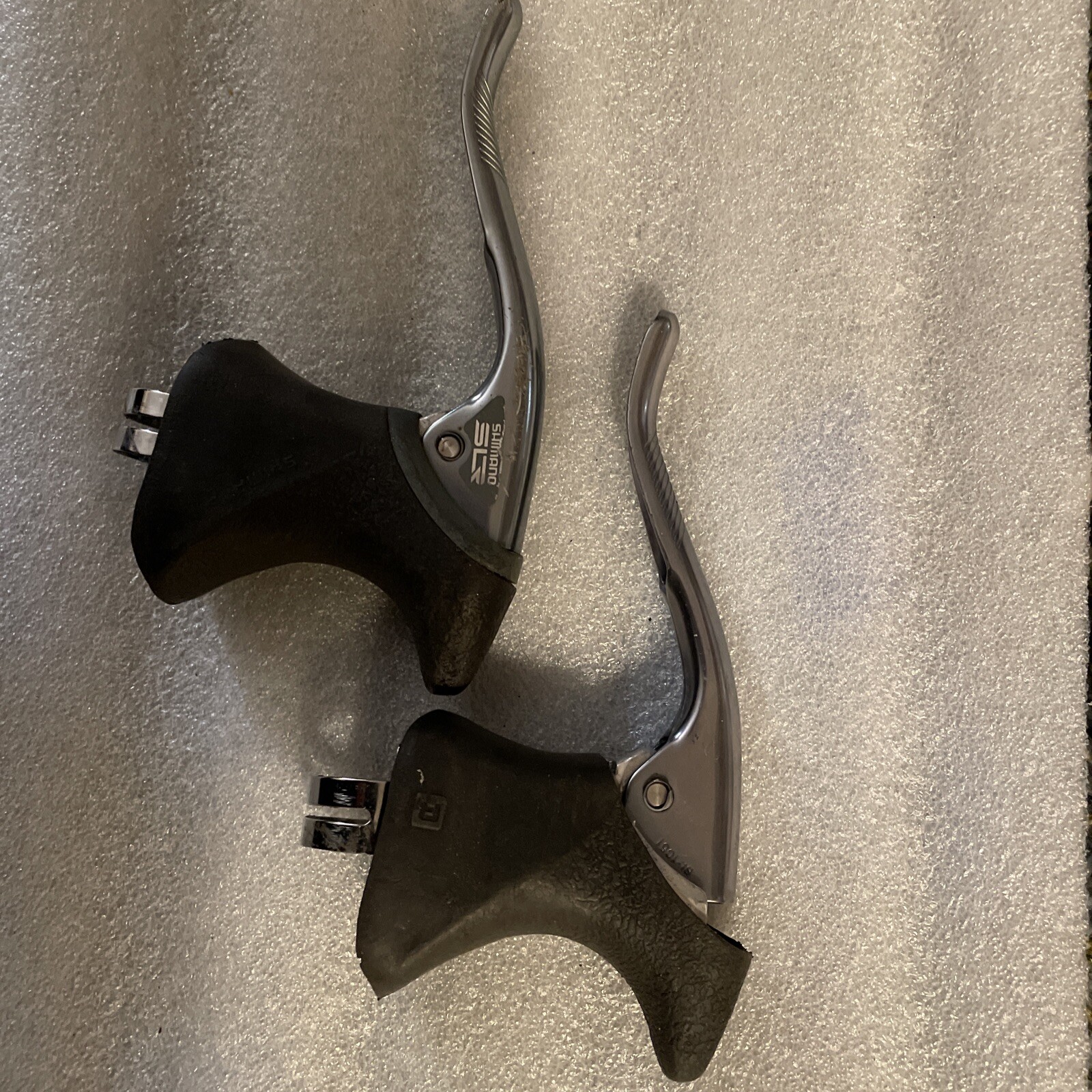 Shimano 105 Brake levers AERO Vintage Bike Black HOODS SLR RETURN