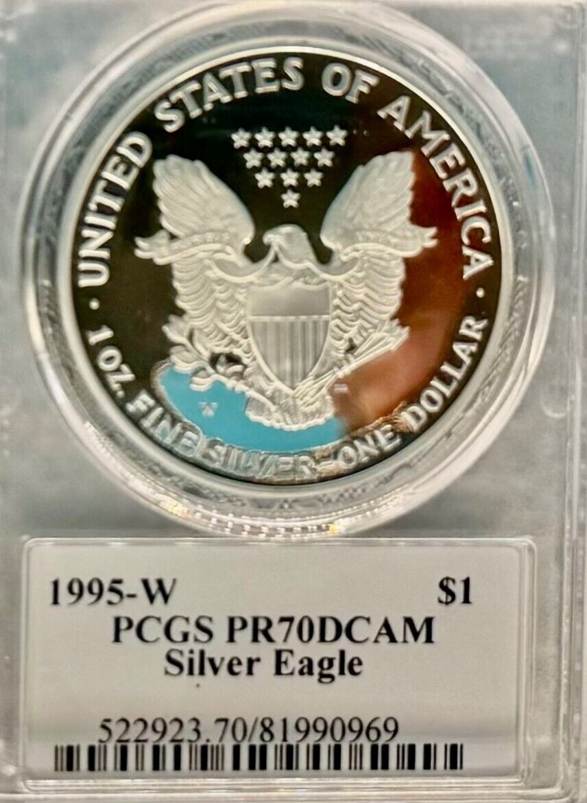 1995-W Silver Eagle PCGS PR 70 DCAM ED MOY Signed