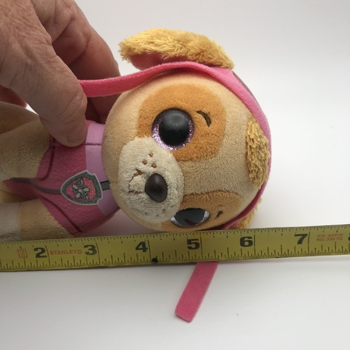 Paw Patrol Skye Dog Ty Beanie Boos 6" Plush Toy Glitter Eyes Stuffed Animal - Picture 14 of 16