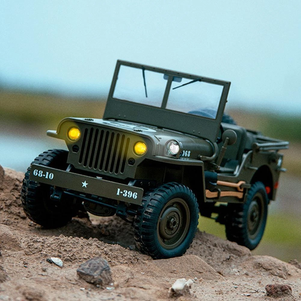 4WD Off-Road RC-Car 2.4G Climbing Scale Military Truck Adult Vehicle New T8N5 - Picture 3 of 20