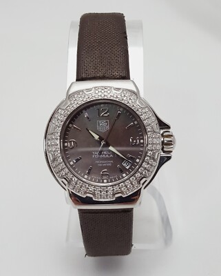 TAG Heuer Formula 1 Diamond WAC1217 Brown Mother of Pearl Dial 37mm Ladies Watch TAG Heuer Formula 1 Diamond WAC1217 Brown Mother of Pearl  main image 3