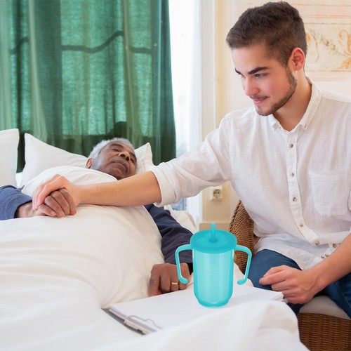 DOITOOL Non Spill Cups for Elderly Colored Cup Drinking Cup for Disabled Pati... - Picture 9 of 9