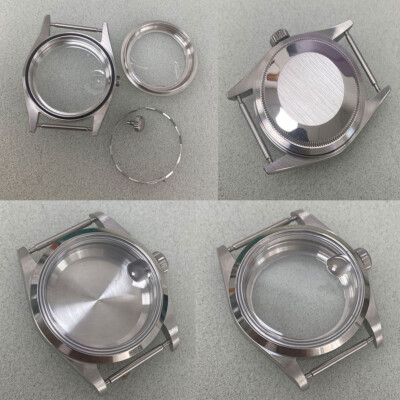 36MM Cassa dell'orologio in acciaio Vetro acrilico per NH35/NH36