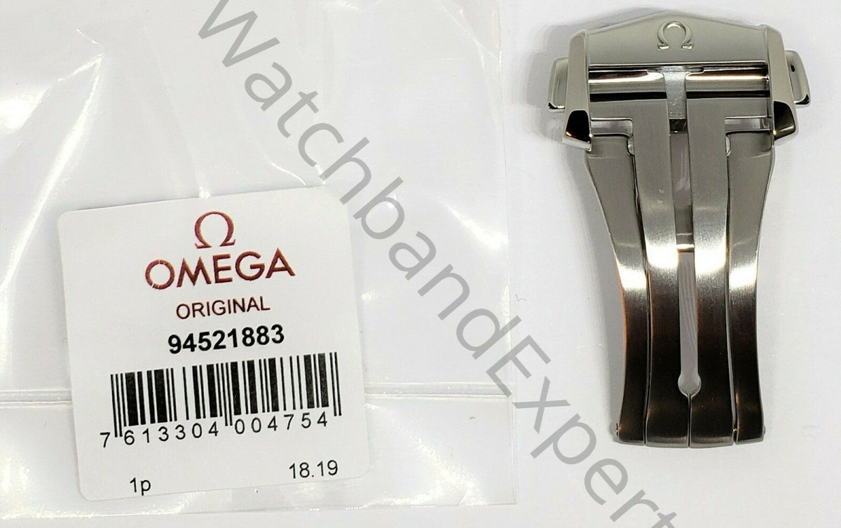 Original Omega 18mm Brushed / Polished Sides Deployment