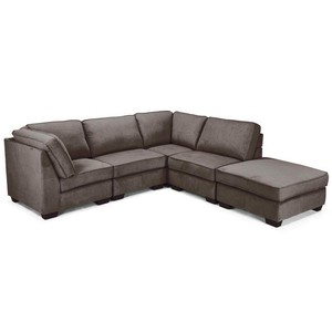 Details About Modular Corner Sofa Uk Grey Fabric