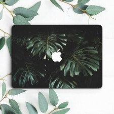 Dark Green Palm Leaves Tropical Plants Hard Case For Macbook Pro 13 15 16 Air 13