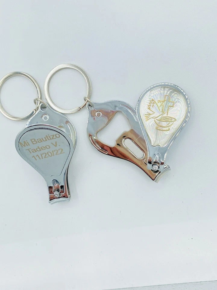 12 recuerdos Personalizados para bautizo De Niño/Niña Bautizo Fiesta Favores Foto 2 de 4