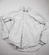 GANT Mens Shirt Gray Medium Long Sleeve Button Up