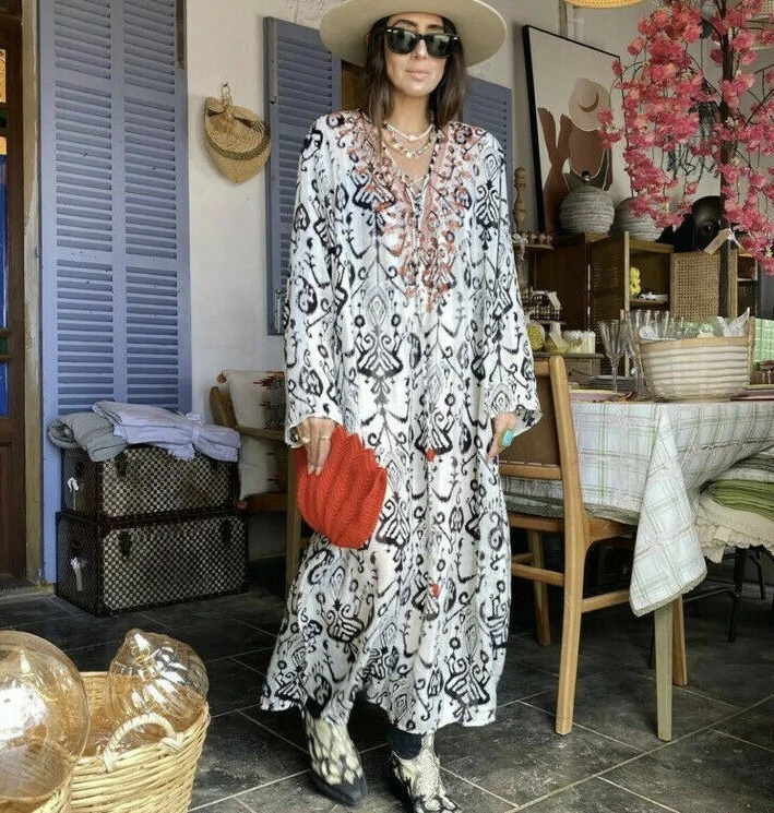 Zara embroidered tunic shop dress
