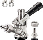 All 304 Stainless Steel Keg Coupler, Commercial Sankey Kegerator D System Keg Ta