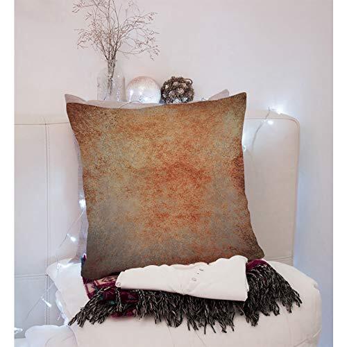 Throw Pillow Cover Abstract Brown Texture Cotton Linen Square Pillowcases Mes... - Picture 3 of 5