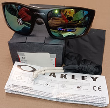 Oakley Fuel Cell Sunglasses Matte Black w/ Prizm Jade Iridium Lenses OO9096-J460
