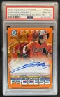 2023 Bowman Chrome Jackson Holliday Process Auto Orange Refractor #/25 PSA 10
