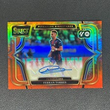 2025-26 Panini Select La Liga Ferran Torres Pitchside Auto Tie-Dye Auto 15/25#Z