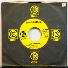 Scott McKenzie - San Francisco - 1967 Ode ZS7-103 7" 45RPM Single Record
