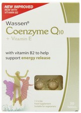 Image of Wassen Coenzyme Q10 + Vitamin E 30 tabs-4 Pack
