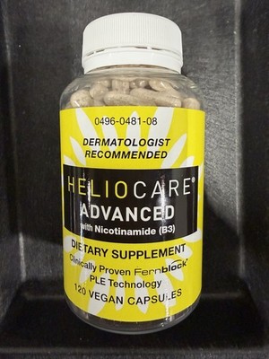 Heliocare Advanced Nicotinamide B3 Skin Health Supplement 120, Exp 09/2026