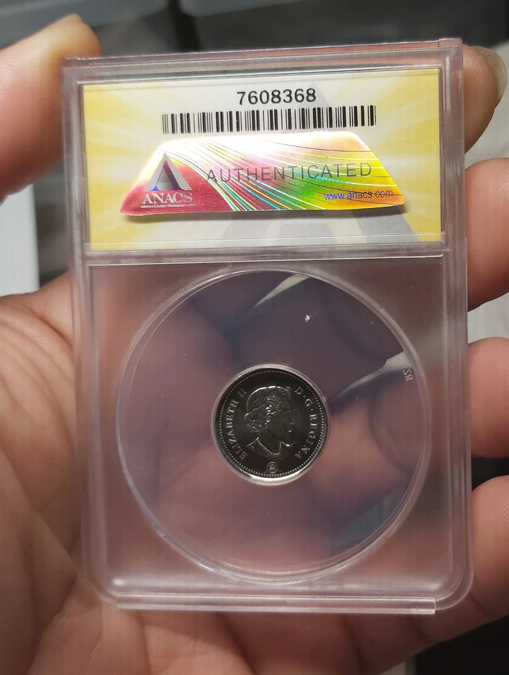 *Rare TOP HIGH* 2016 10 Cents Canada Coin Dime ANACS MS-69 Only 1-in-Ebay BID LO - Image 4 of 4