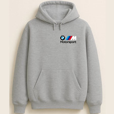 BMW M Motorsport Hoodie - Racing Style Unisex Pullover Sweatshirt
