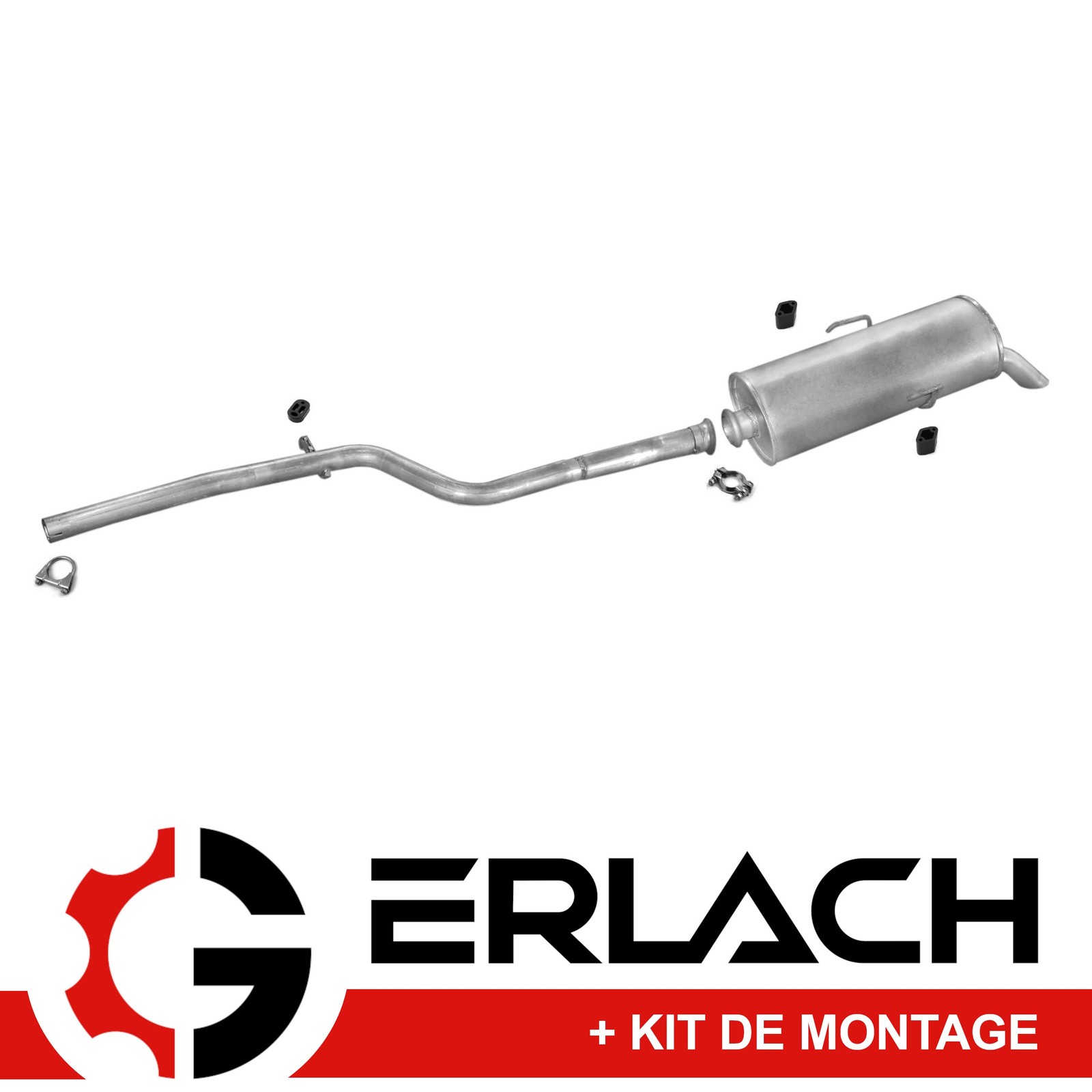 Silencieux echappement Peugeot 106 1.0 durable en acier inoxydable de haute precision