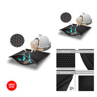 Katzenklo Matte Waben Design 61X38 Cm Schwerlastig Wasserdicht