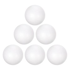 15Pcs 3" White Foam Balls Polystyrene Solid for Art and Decorations