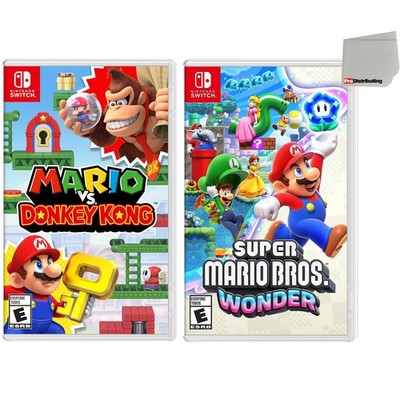 Mario VS Donkey Kong and Super Mario Bros Wonder Two Game Bundle