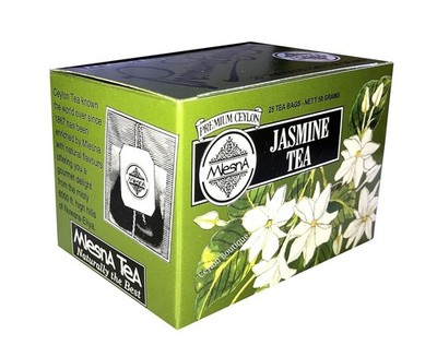 Mlesna Jasmine flavored pure Ceylon tea 25 tea bags 50g (1.76oz)
