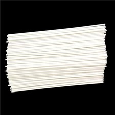 ABS Styrene Plastic Round Bar Rods For DIY Toys 1mm Diameter, 250mm Length White