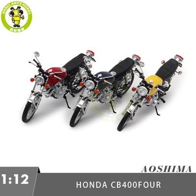 1/12 AOSHIMA Honda CB400FOUR Diecast Model Motorcycle Car Gifts