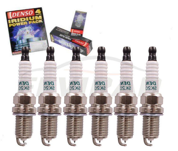 6x DENSO 3297 Iridium Power Spark Plugs for 2008-2010 Toyota Highlander 3.5L V6