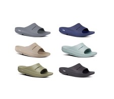 New OOFOS Mens OOahh Slide Sandal All Colors All Sizes Ships Free Only 35.89