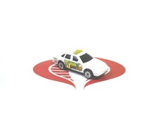 MATCHBOX Ford Crown Victoria POLICE OHIO Buckeye WHITE 1:64 2002
